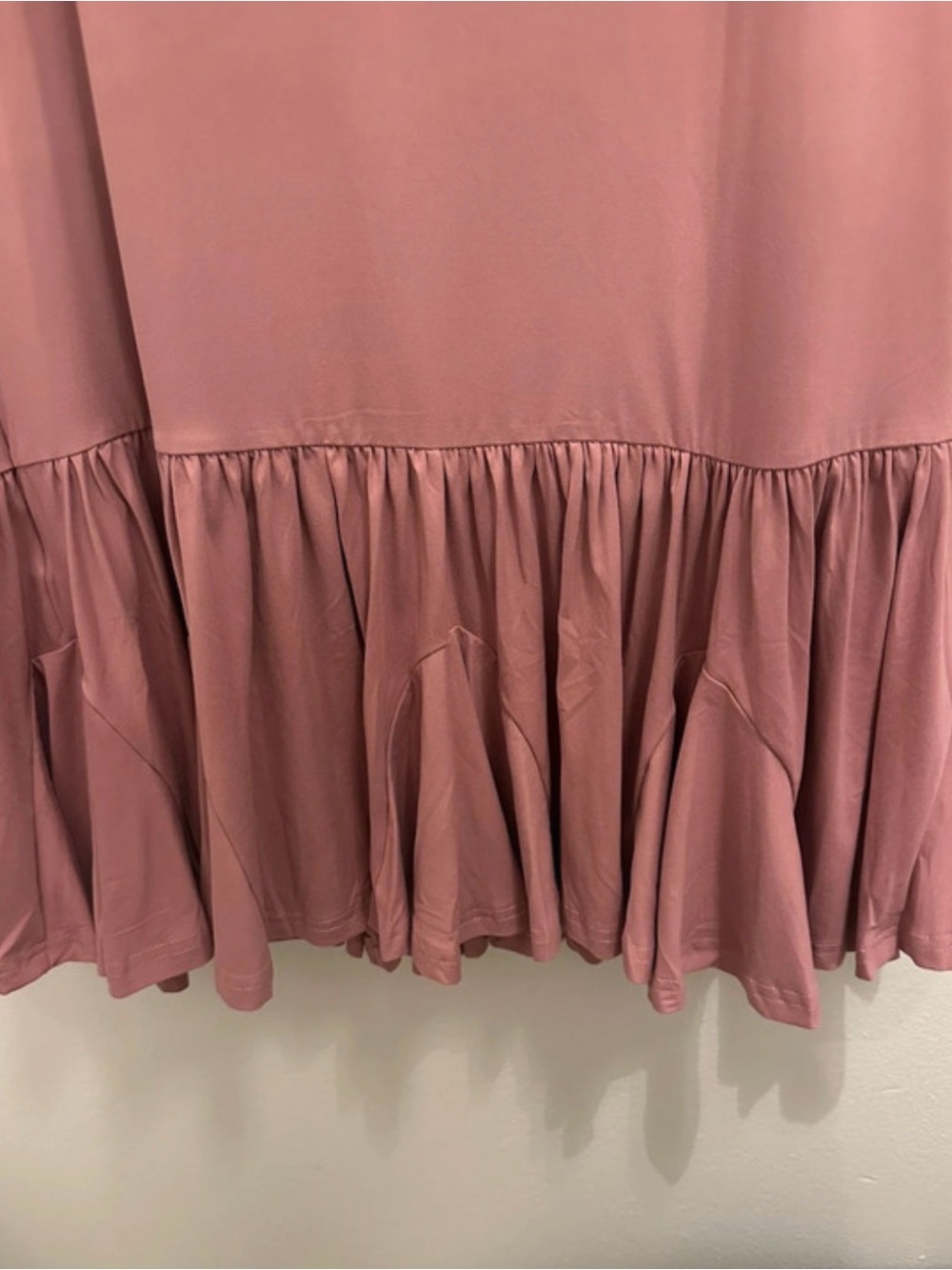 Umgee Sleeveless Rose Pink Drop-Waist Pleated Mini Dress - Picture 4 of 5